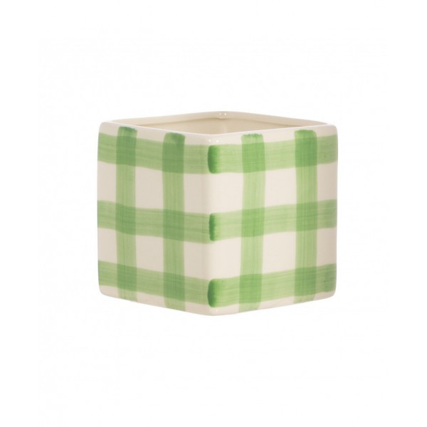 Sass & Belle - Macetero Vichy Verde
