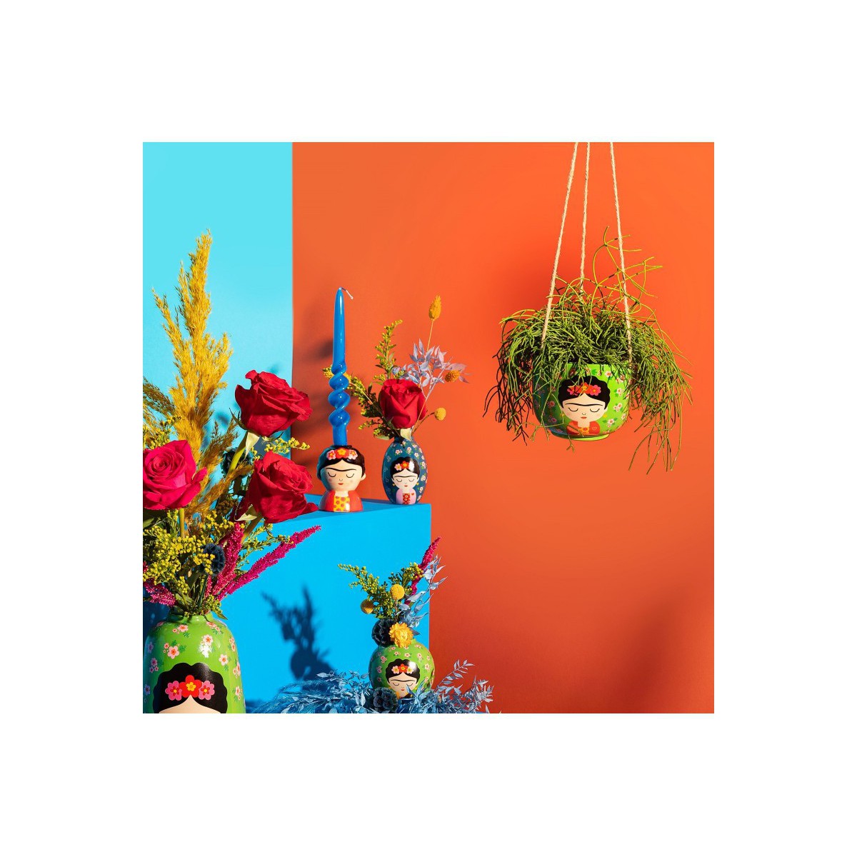 Sass & Belle - Macetero Colgante Frida Kahlo