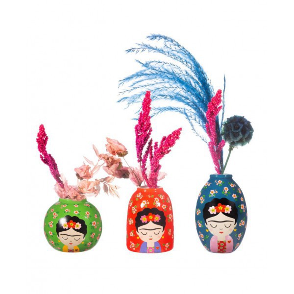 Sass & Belle - Floreros Frida Floral - Set De 3