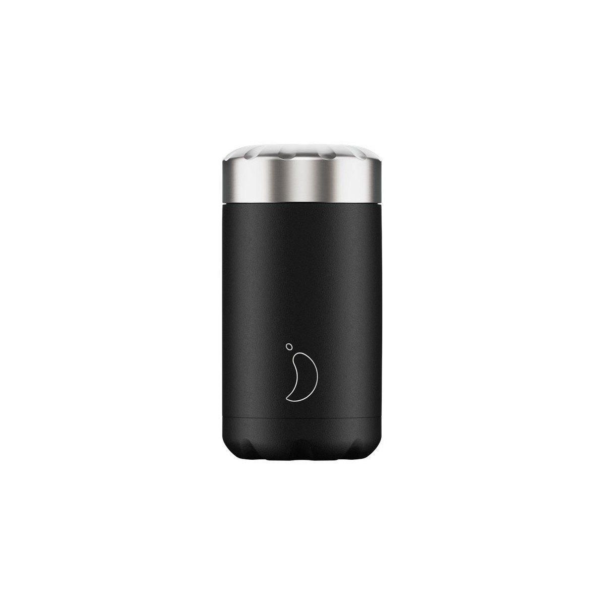 Chilly's Bottles - Solid Matte Black Thermos...