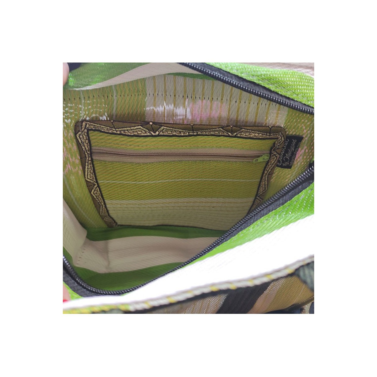 BABACHIC - Mini bolso retro con asas - Verde...
