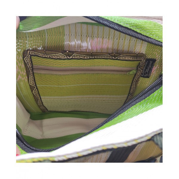 BABACHIC - Mini bolso retro con asas - Verde oscuro