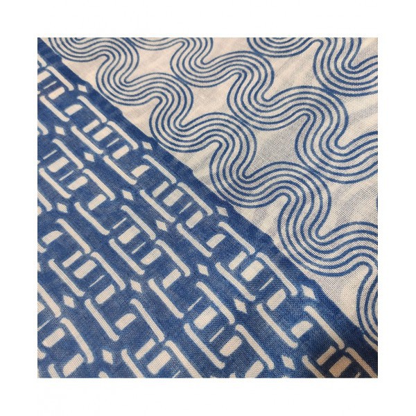 Foulard Enmarcado Azul