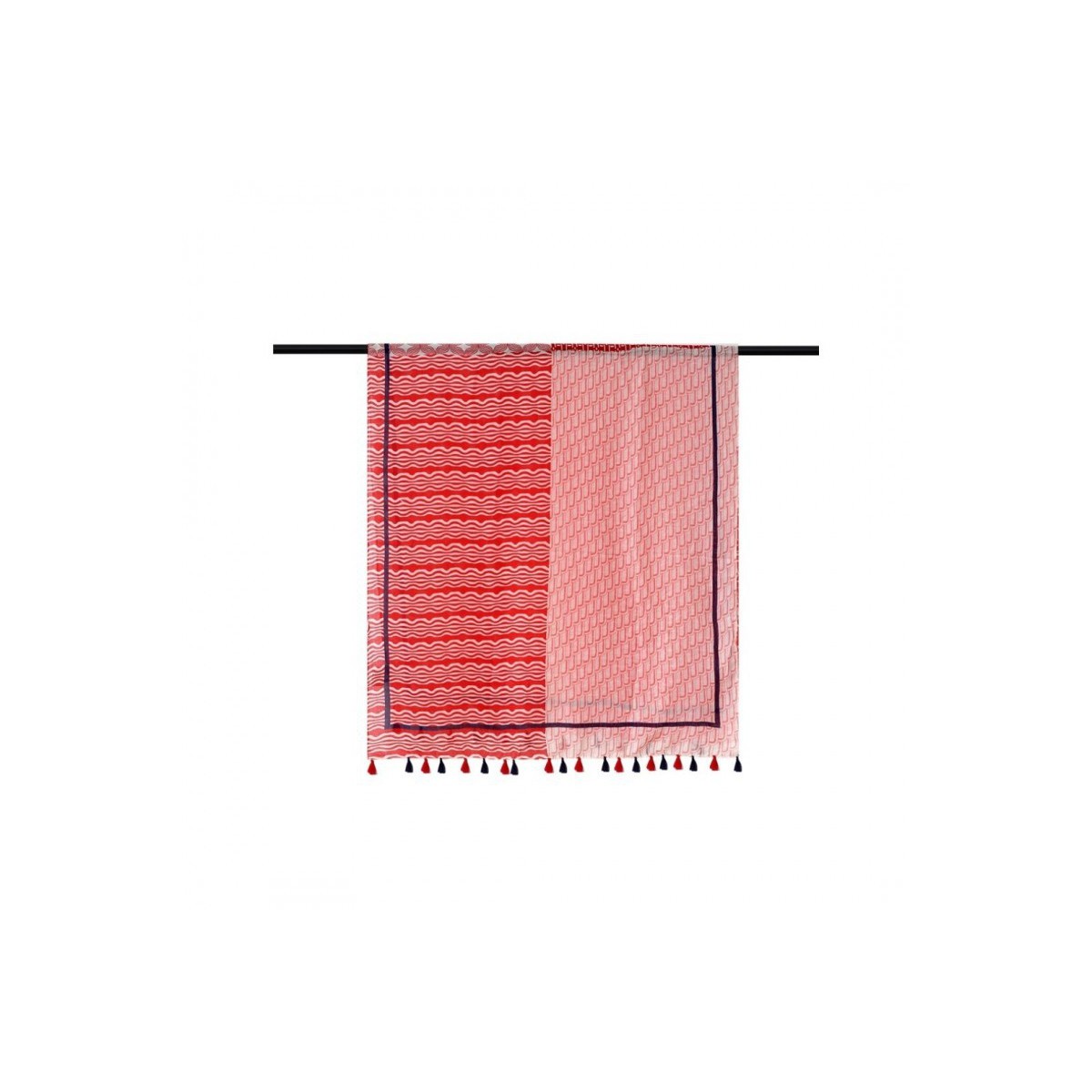 Red Framed Foulard