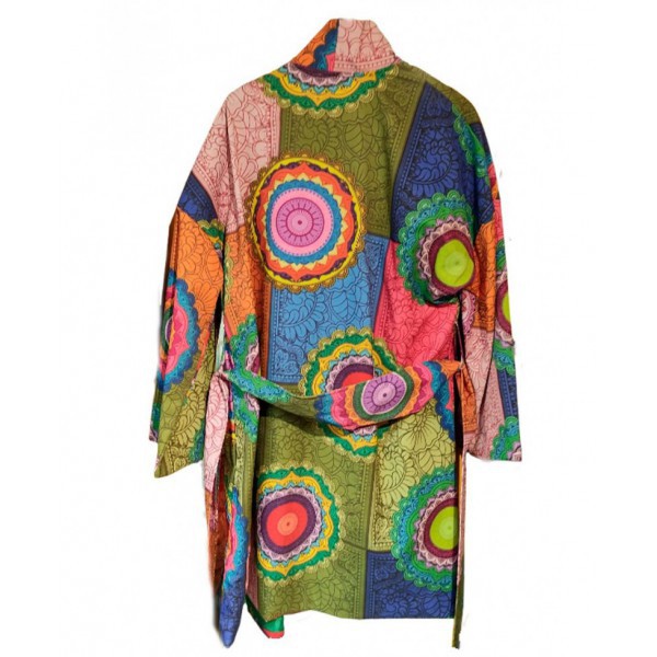 Kurta Kaftan Verde - Chaqueta con Cinturón