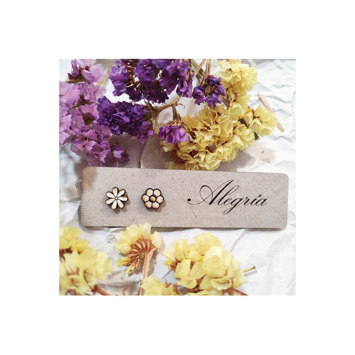 Pendientes Pétalos-Daisy Vintage