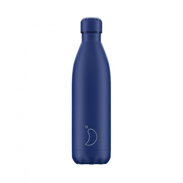 Chilly´s Bottles - Azul Mate Total 750 ml