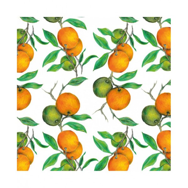 Beautiful Oranges food napkins 33x33 cm