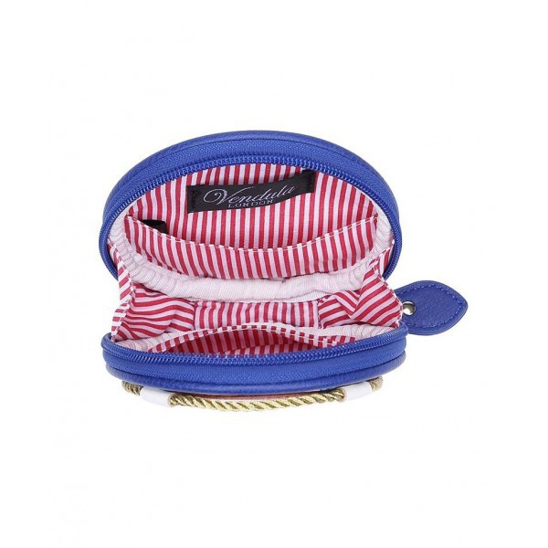 Vendula Hello Sailor - Monedero Circular Con Cremallera