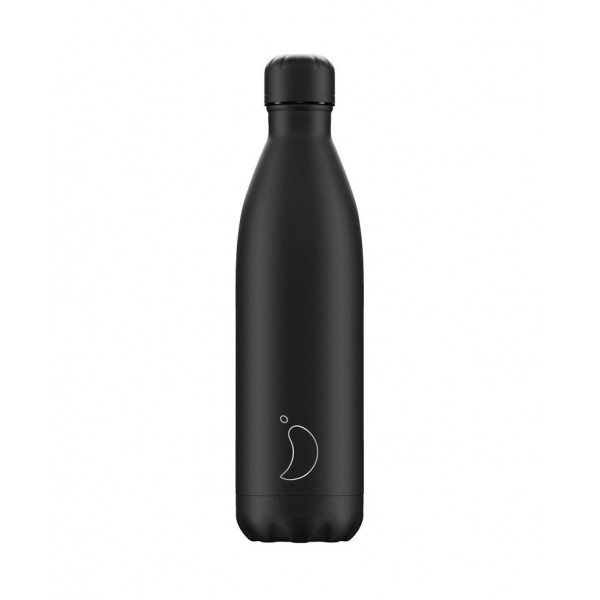 Chilly´s Bottles - Negro Mate 750 ml