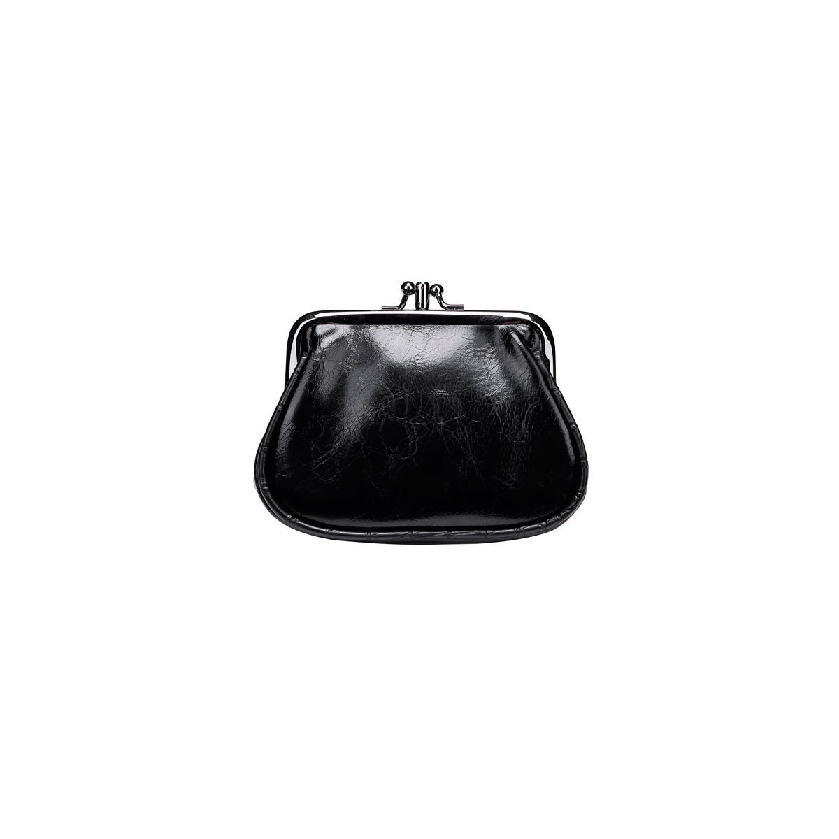 Vendula White Poppy - Clip Coin Purse