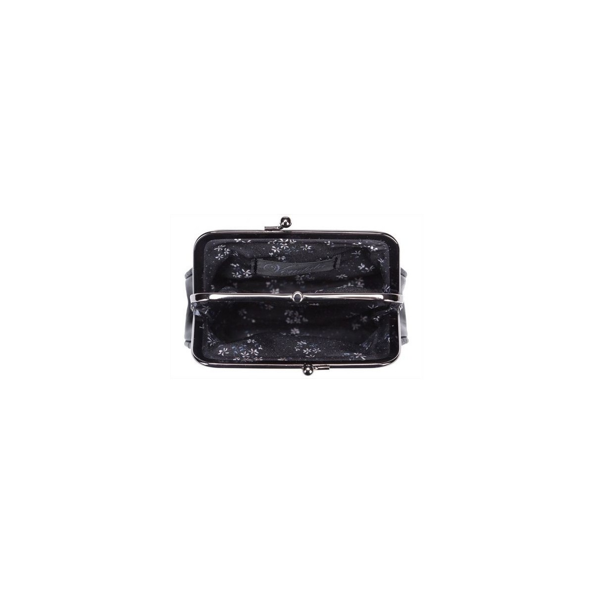 Vendula White Poppy - Clip Coin Purse