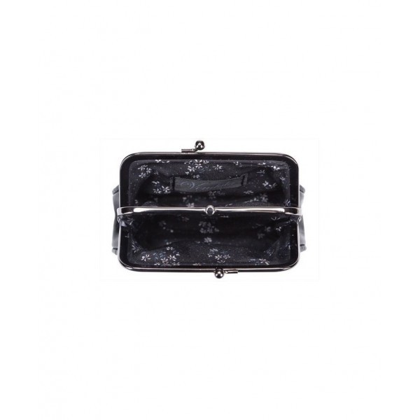 Vendula White Poppy - Clip Coin Purse