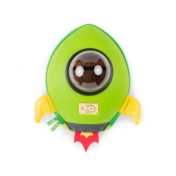 Mochila infantil Cohete Verde, de MartinaZ