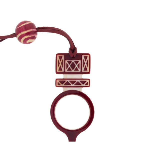 Flippan´Look- Colgante Gafas - Tuareg Rojo