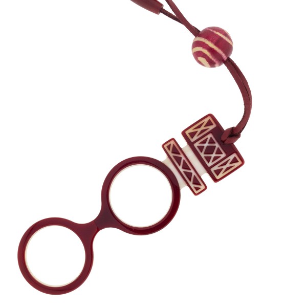 Flippan´Look- Colgante Gafas - Tuareg Rojo