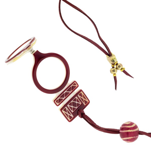 Flippan´Look- Colgante Gafas - Tuareg Rojo