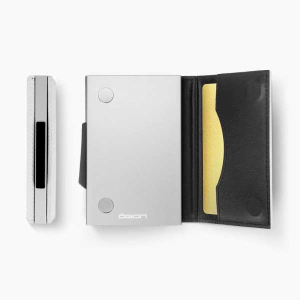 Ögon Cascade Wallet - Automatique Card Holder White