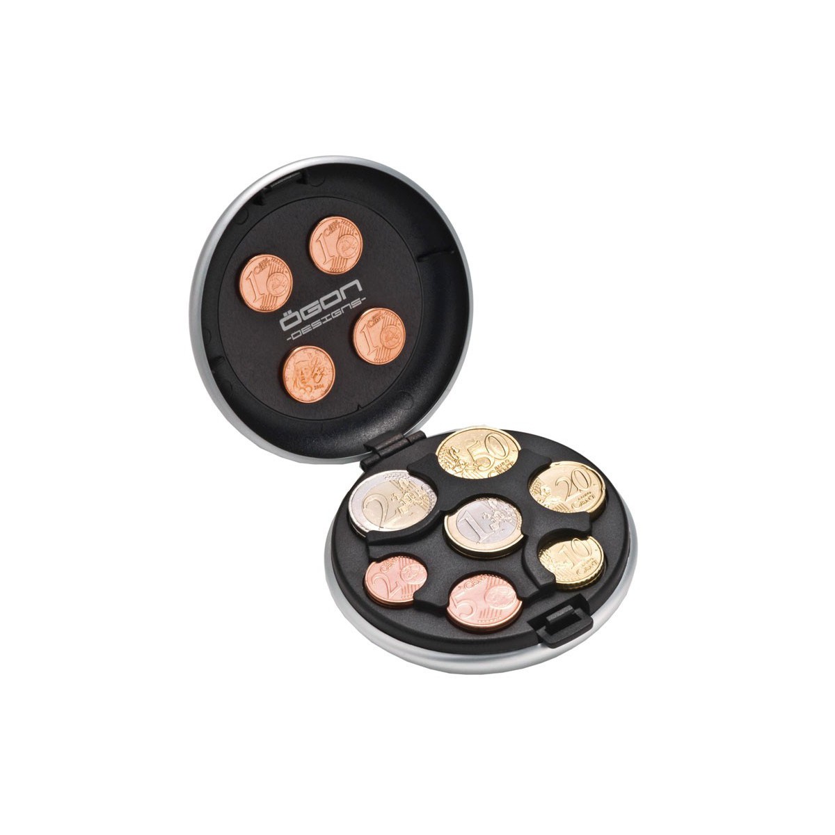 Ögon Euro Coin Dispenser Silver