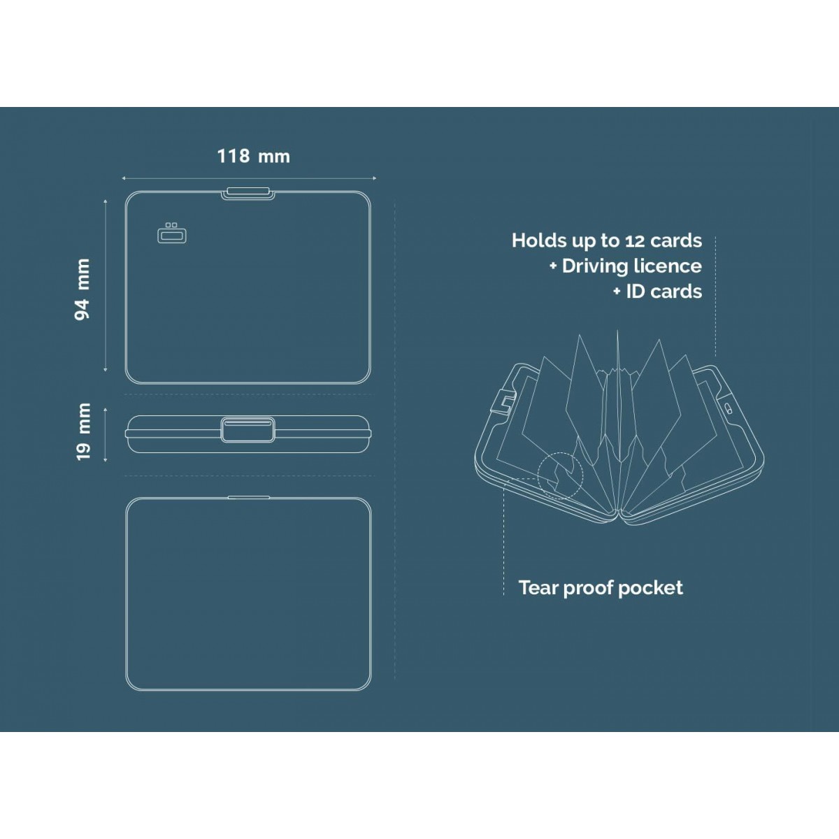 Ögon Big Stockholm Wallet Simili Brown