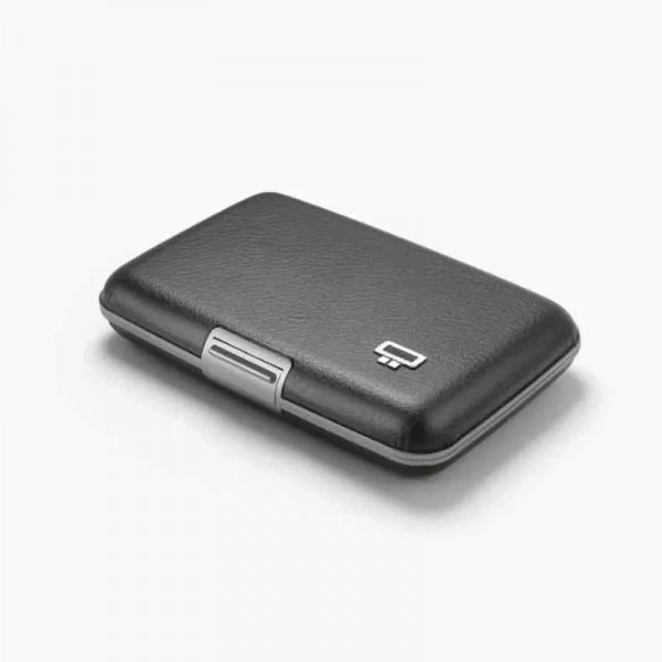 Ögon Stockholm - Tarjetero en aluminio Simili Brown