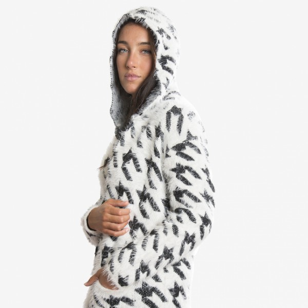 Tantrend Chaqueta Pied de Poule Blanca y Negra