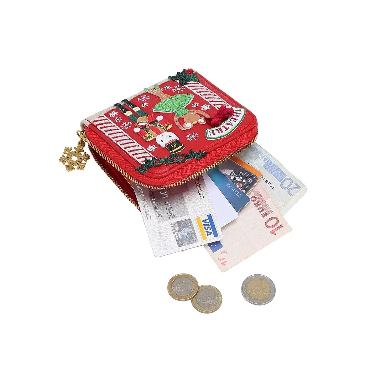 The Christmas Theatre Square Wallet