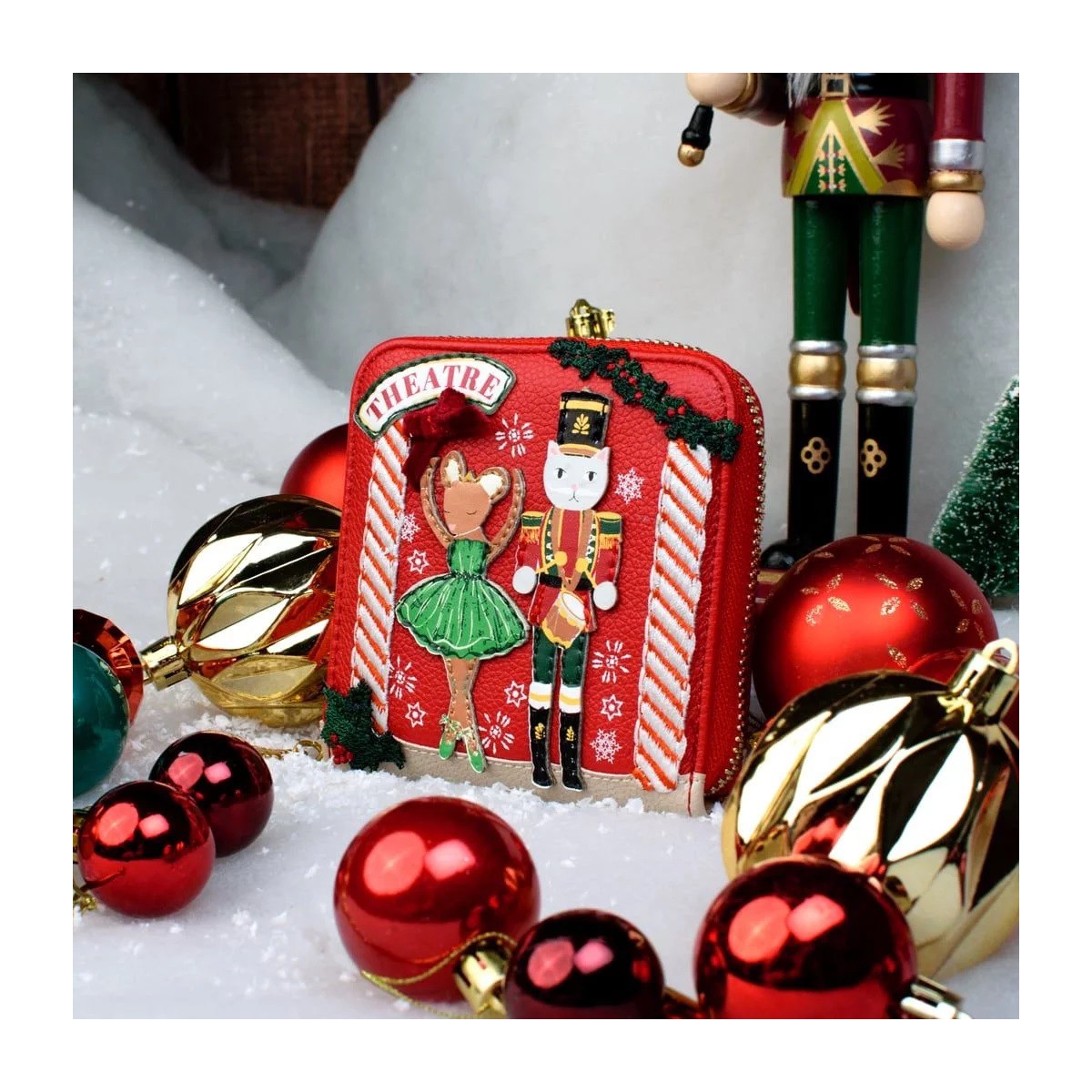 The Christmas Theatre Square Wallet
