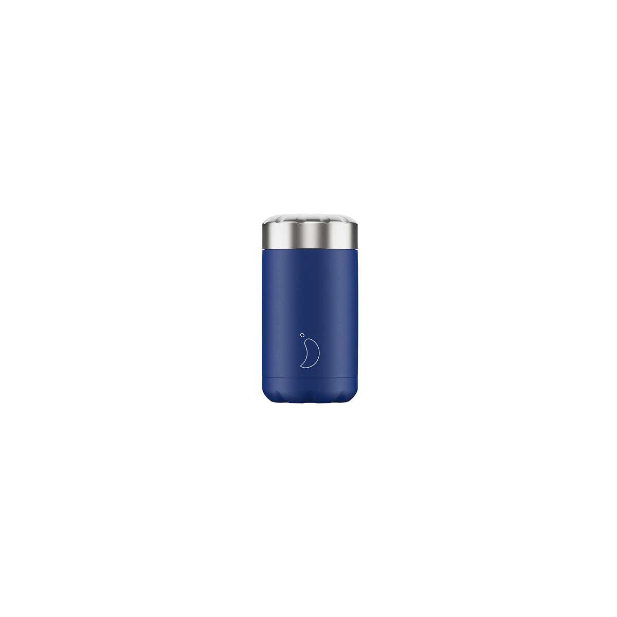 Chilly's Bottles - Solid Matte Blue Thermos 500 ml