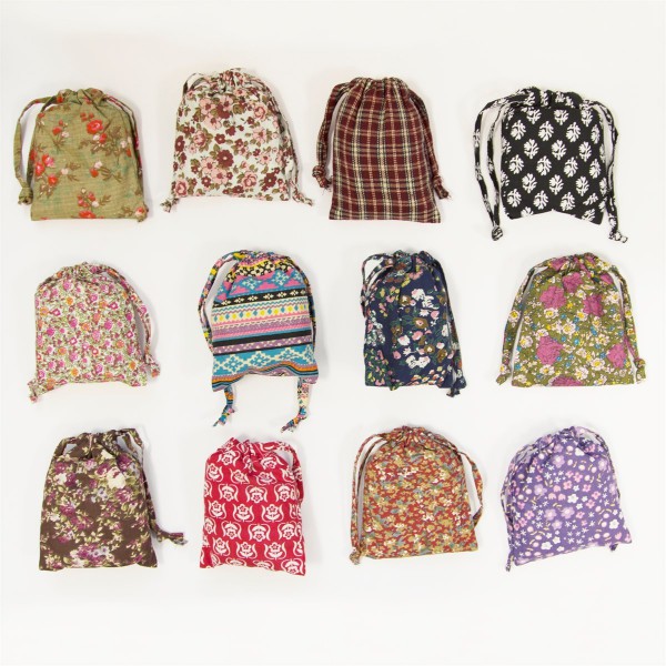 Sass & Belle - Vintage Fabric Foldable Shopping Bag Assorted