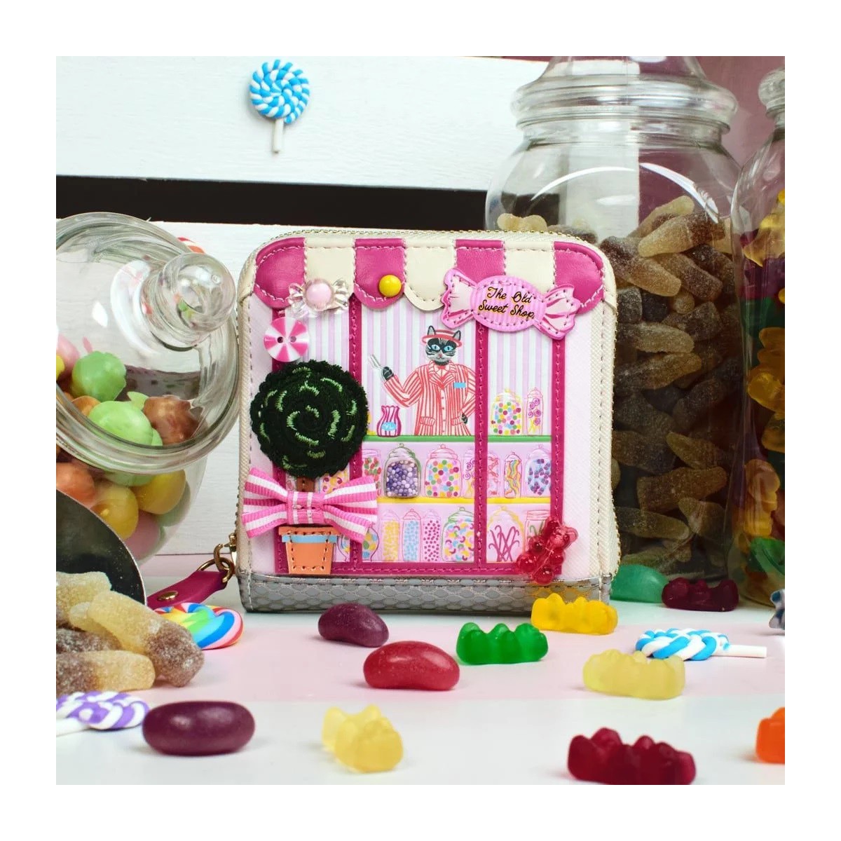 Vendula The Old Sweet Shop - Square Wallet