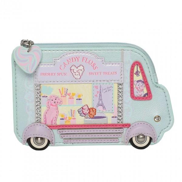 Vendula Candy Floss Cart - Monedero con Cremallera