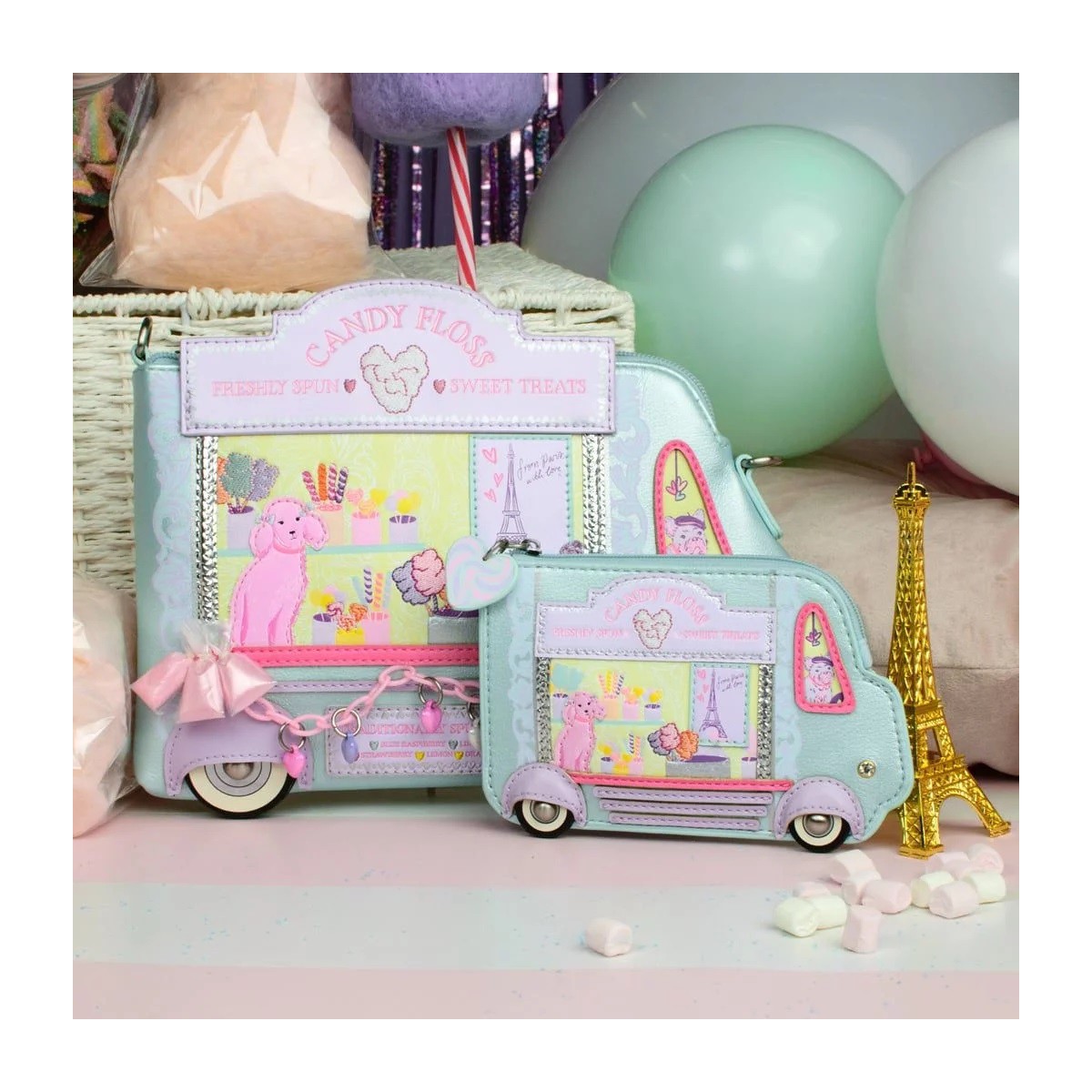 Vendula Candy Floss Cart - Zipper Purse