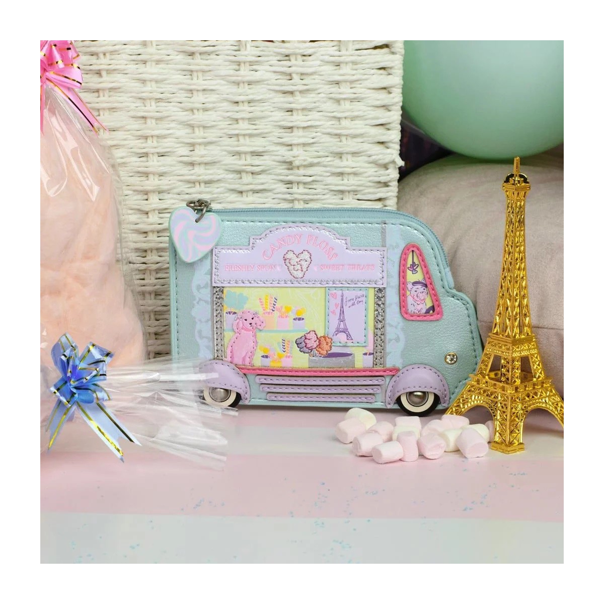 Vendula Candy Floss Cart - Zipper Purse