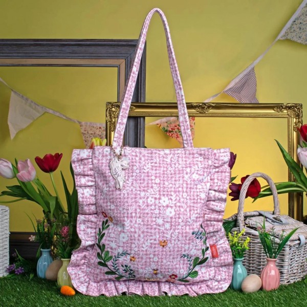 Vendula Woodland Rabbits ''Ruffle''- Tote Bag