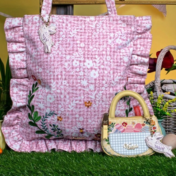 Vendula Woodland Rabbits ''Ruffle''- Tote Bag