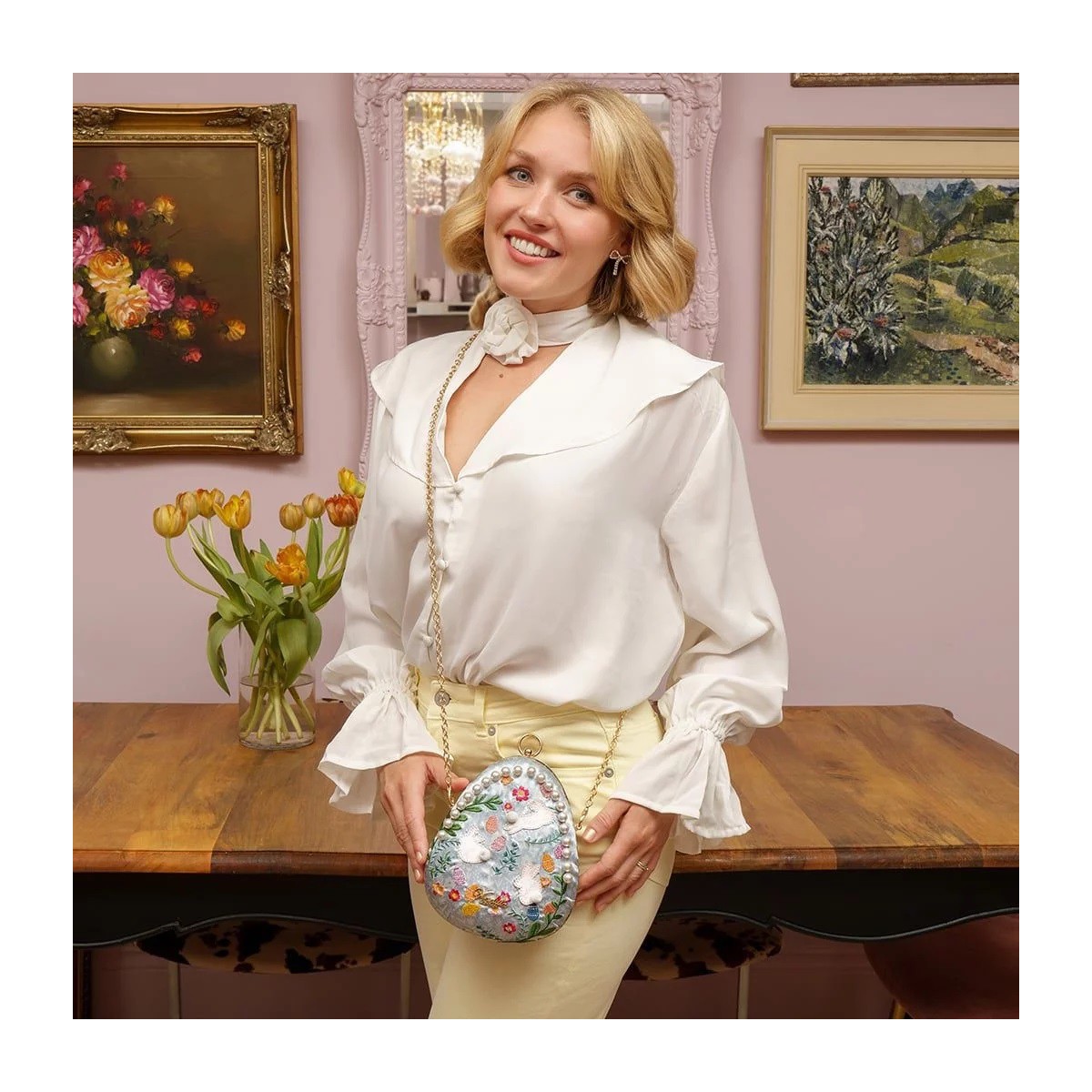 Vendula ''Revel'' Woodland Rabbits - Evening Bag