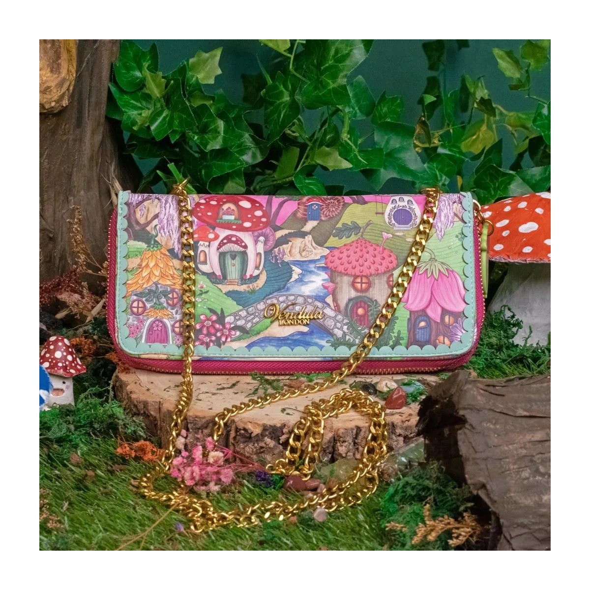 Vendula Fairy Village Large Wallet With...