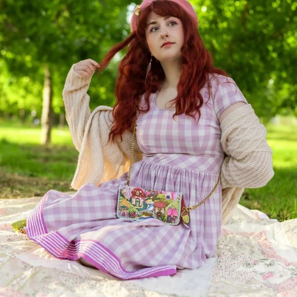 Vendula  Fairy Village - Cartera Grande Con Bandolera y Cremallera Alrededor