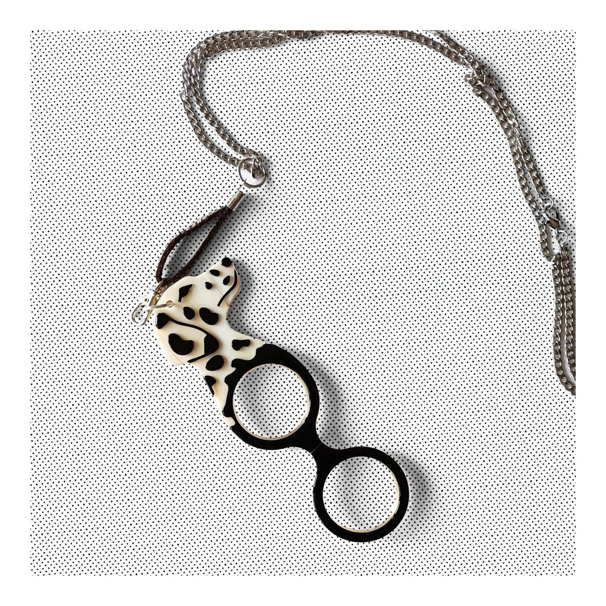 Flippan´Look- Colgante Gafas - Perro Pinta