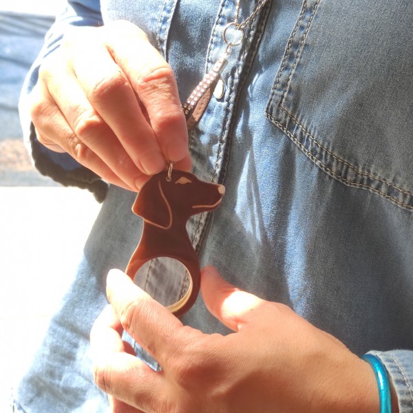 Flippan´Look- Pendant Glasses Dog Mora