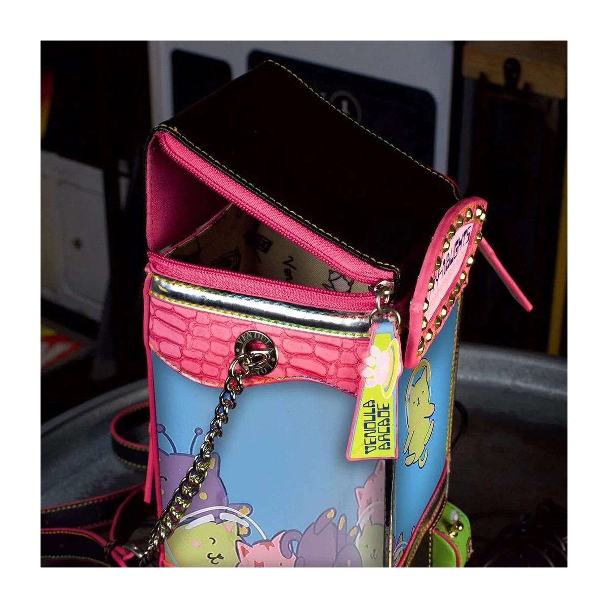 Vendula Arcade ''Kitty-Naughts'' Shoulder Bag