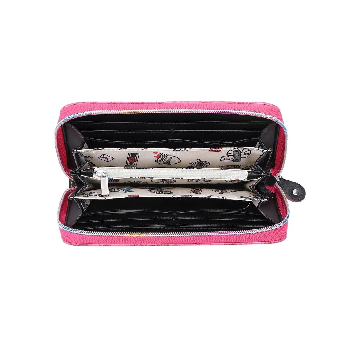 Vendula Arcade Large Zip Around Wallet