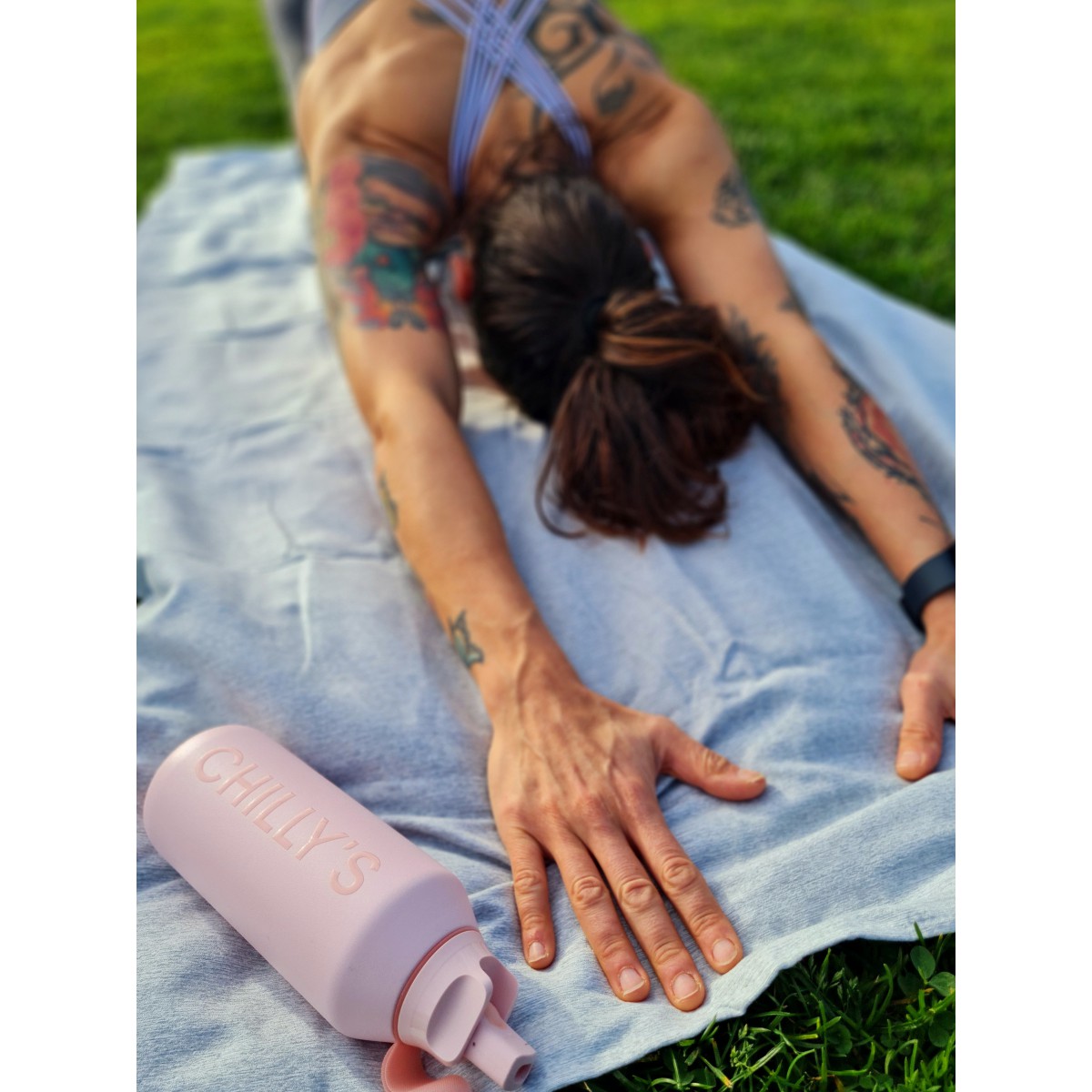 Chilly's Series 2 Bottles - Flip Pink Blush 1L