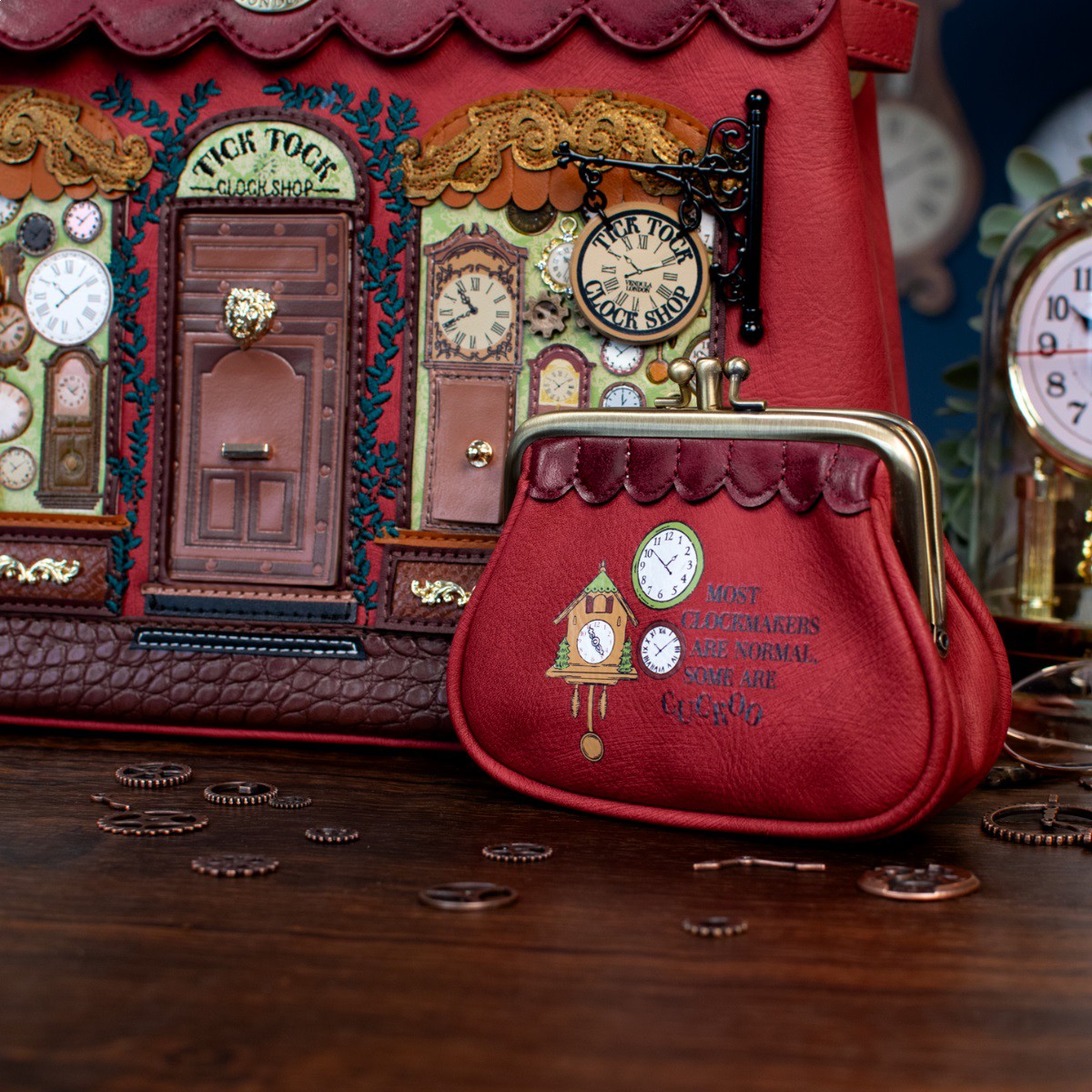 Vendula's Tick Tock Clock Shop - Monedero Con...