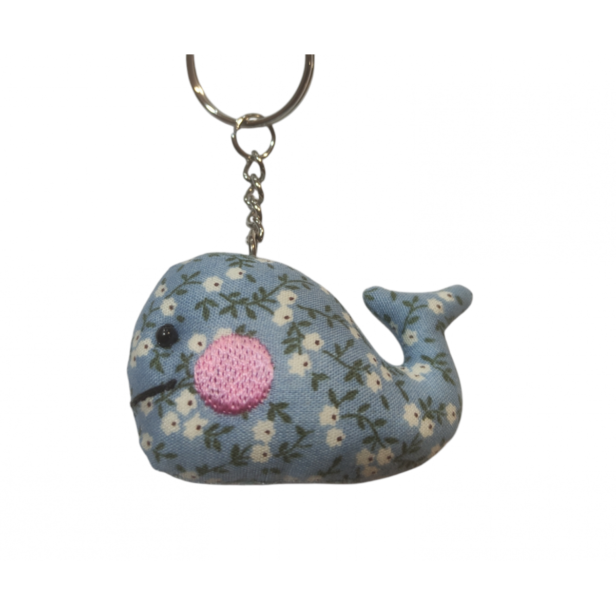 Sass & Belle -Whale White Flowers Keyring