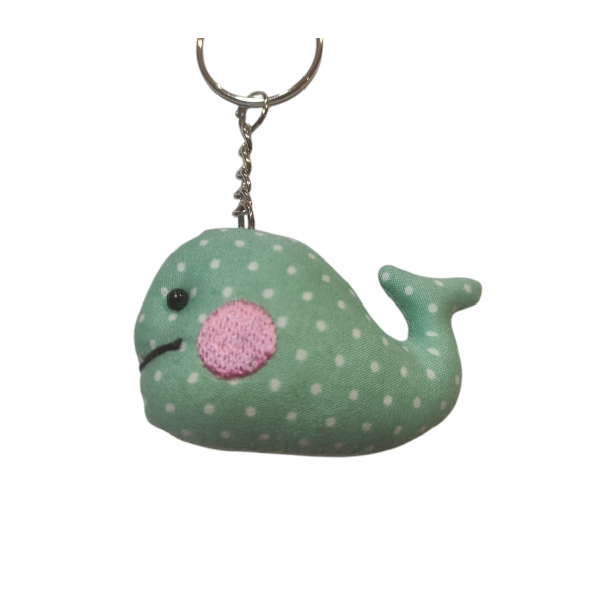 Sass & Belle -Llavero Ballena Verde con Lunares