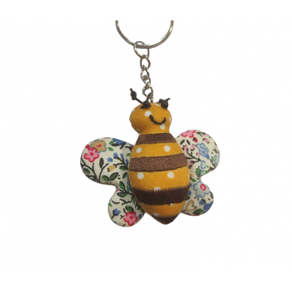 Sass & Belle - Llavero Abeja Alitas Flores Azules