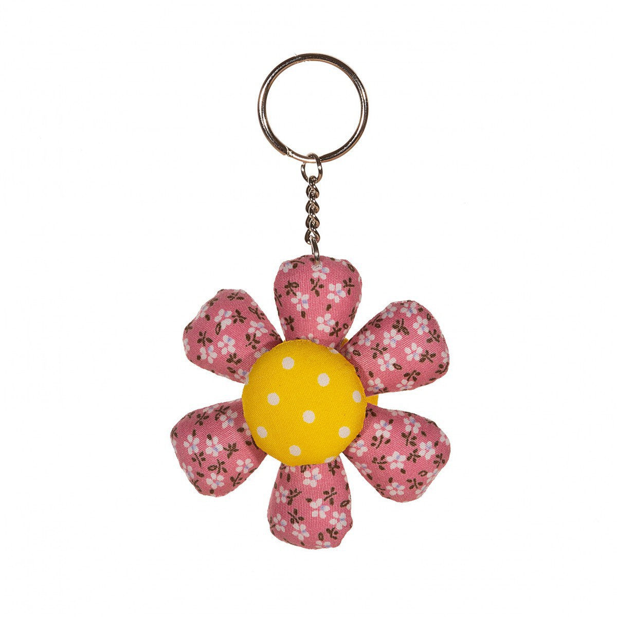 Sass & Belle - Llavero Flor Feliz Rosa