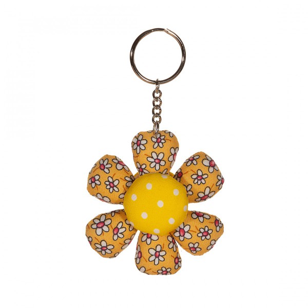Sass & Belle - Yellow Happy Flower Keyring